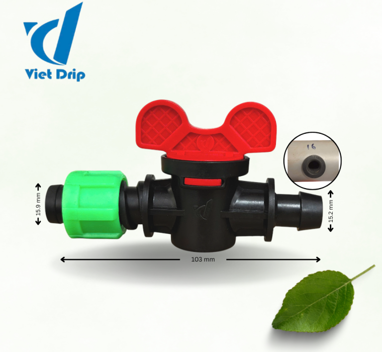 VAN KHỞI THUỶ NHỎ GIỌT LDPE 16