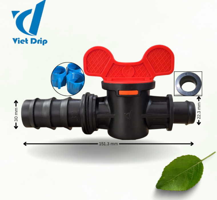 VAN KHỞI THUỶ NỐI ỐNG LDPE 32