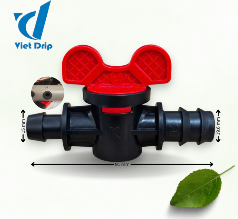 VAN KHỞI THUỶ NỐI ỐNG LDPE 20 NHỎ