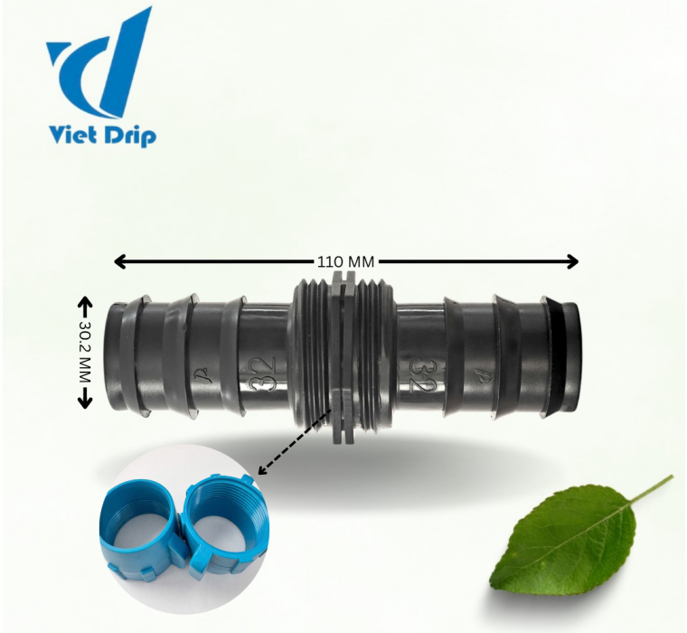 NỐI THẲNG ỐNG LDPE 32MM