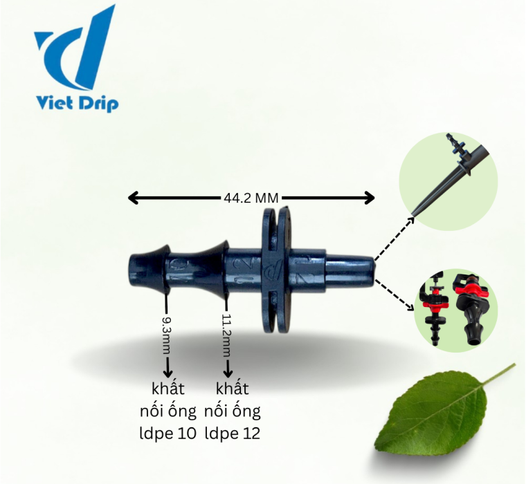 NỐI 1 ĐẦU TRƠN PE10/12
