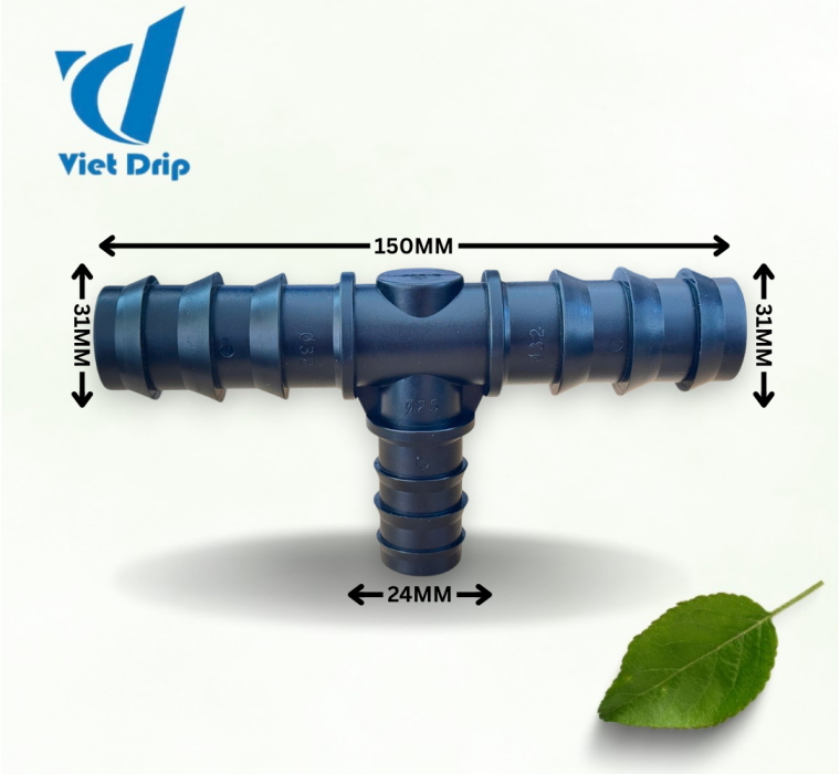 TÊ GIẢM ỐNG LDPE 32MM RA 25MM