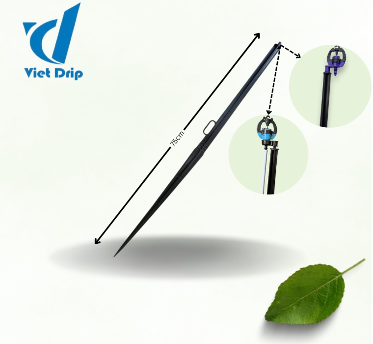 CHÂN CẮM NHỰA 75CM