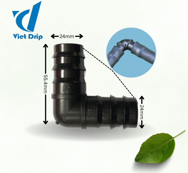 CO NỐI ỐNG LDPE 25MM