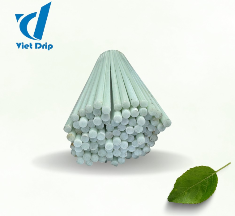 CÂY CẮM SỢI THUỶ TINH ĐẶC 5MM TRẮNG