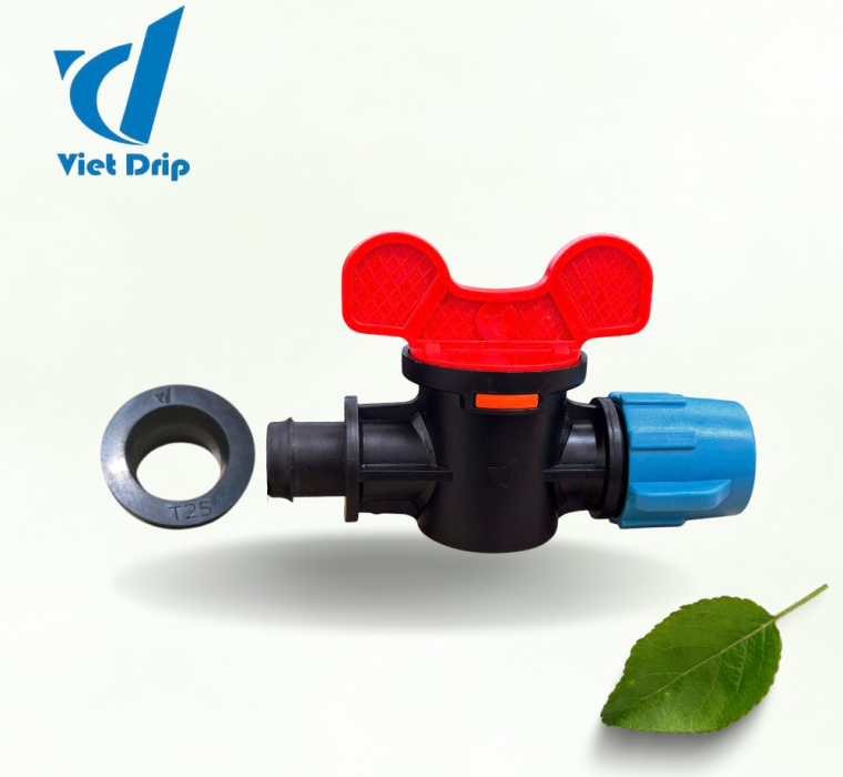 VAN KHỞI THUỶ ỐNG XẸP Ø34