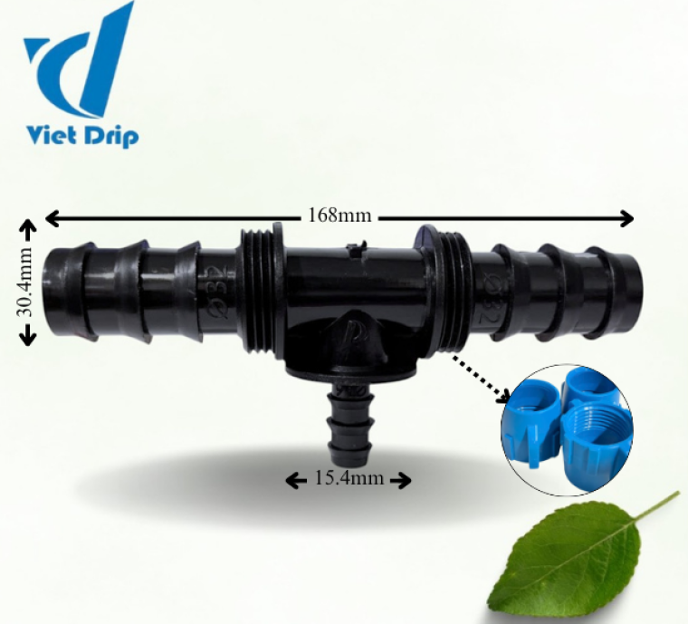 TÊ 32MM GIẢM 16MM