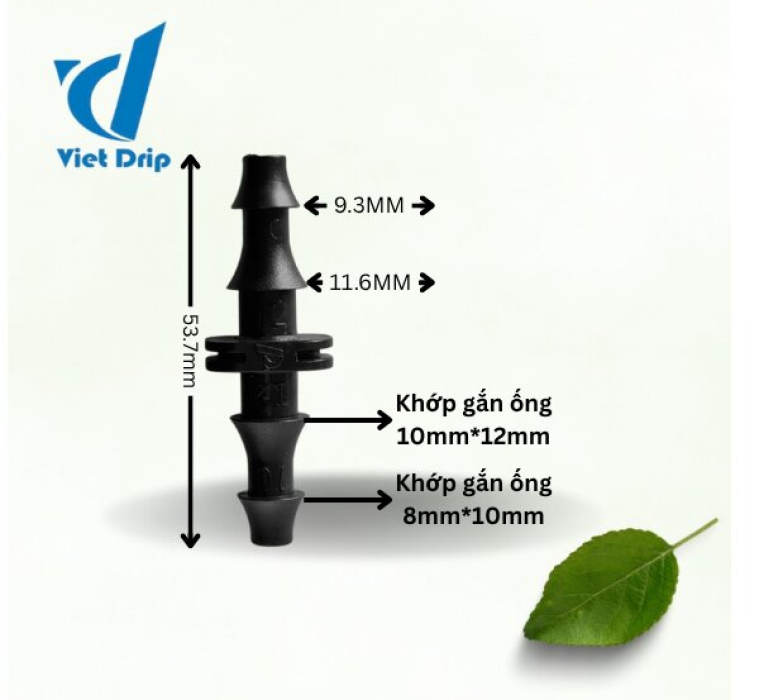 Nối thẳng ống LDPE 10/12MM