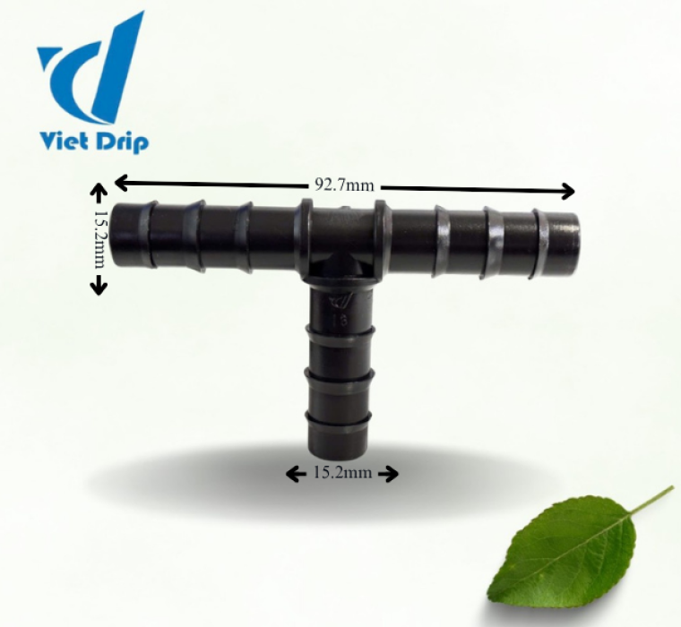 TÊ NỐI ỐNG LDPE 16MM