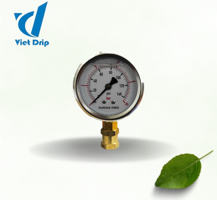 ĐỒNG HỒ ĐO ÁP SUẤT 10KG - MĂNG SONG