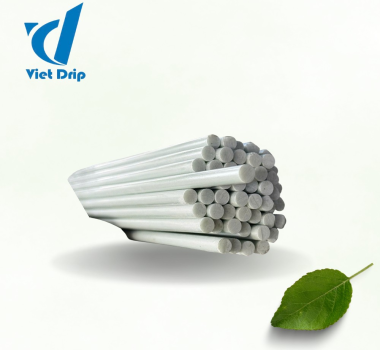 CÂY CẮM SỢI THUỶ TINH ĐẶC 8MM TRẮNG