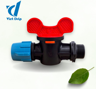 VAN NỐI ỐNG XẸP REN Ø27