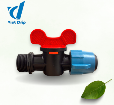 VAN NỐI ỐNG XẸP REN Ø34
