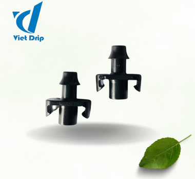 Socket 10mm chân cắm thuỷ tinh nối ống PE 7/10/12
